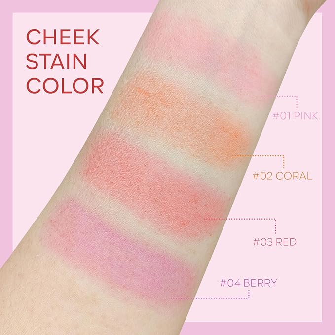KYDA Water Jelly Tint Blush, Pink, Jelly Tinted Lasting Moisturising