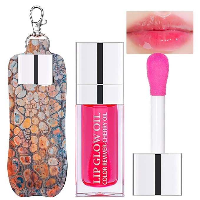 Hydrating Lip Glow Oil, Plumping Watery