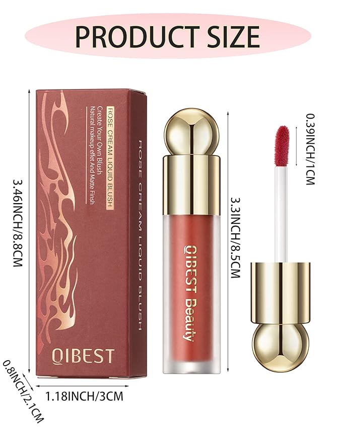 Liquid Blush Wand, Creme Matte Finish Looking, Dewy Women-# 05