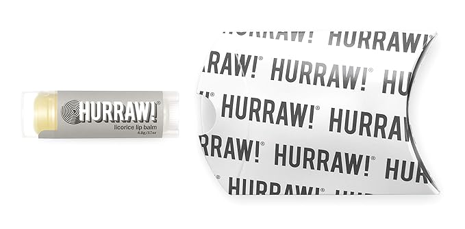 Hurraw! Licorice Lip Balm: Organic, Certified