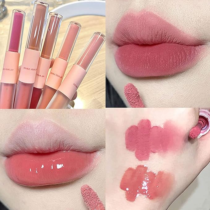 KWOLYKIM 2 In 1 Double Mirror And Matte Gloss,