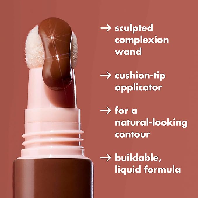 e.l.f. Halo Glow Contour Beauty Wand, Liquid Contour Cruelty-free, Medium/Tan