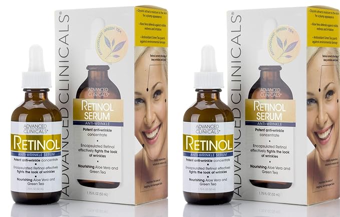 Advanced clinicals retinol facial serum