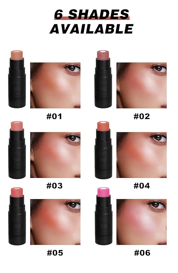 Sandwich Blush Stick Matte Non-greasy Silky 2In1 Double (03#, /0.28oz) 8g
