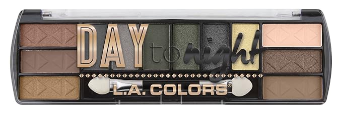 L.A. COLORS Day to Night 12 Color Eyeshadow, Sunrise CES422