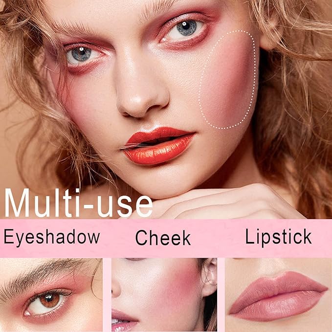 Blush Beauty Wand,Matte Face Blush Stick with Cushion