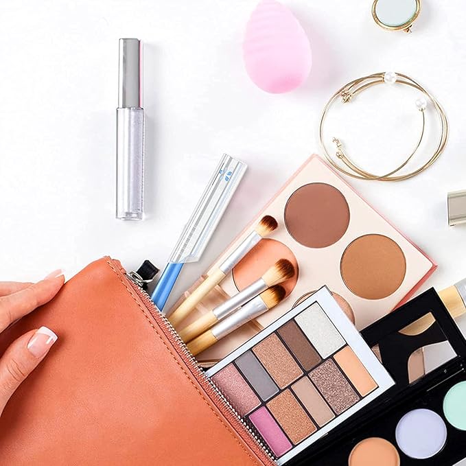 10 Pieces Eyebrow Razor for Women Facial Shaver Razor Brow Shaper Eyebrow Trimmer Dermaplaner Shaping Tool with Cover (Pink)