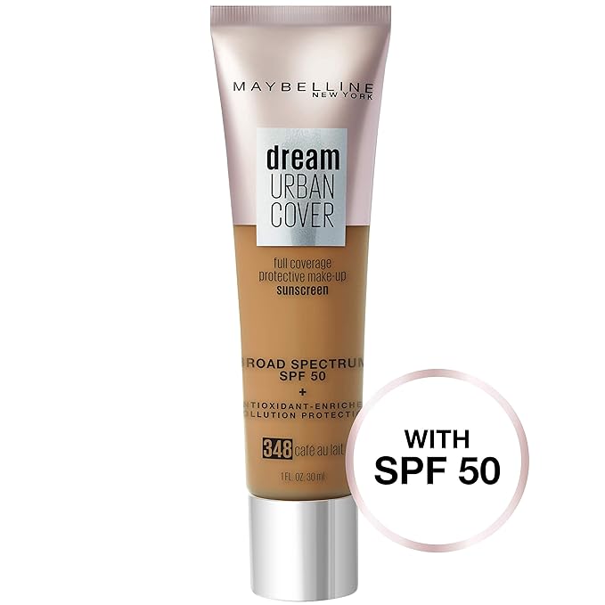 Maybelline Dream Urban Cover Flawless Coverage Foundation Makeup,