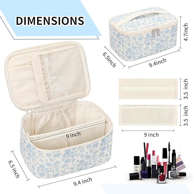 Ocheal makeup bag portable cosmetic