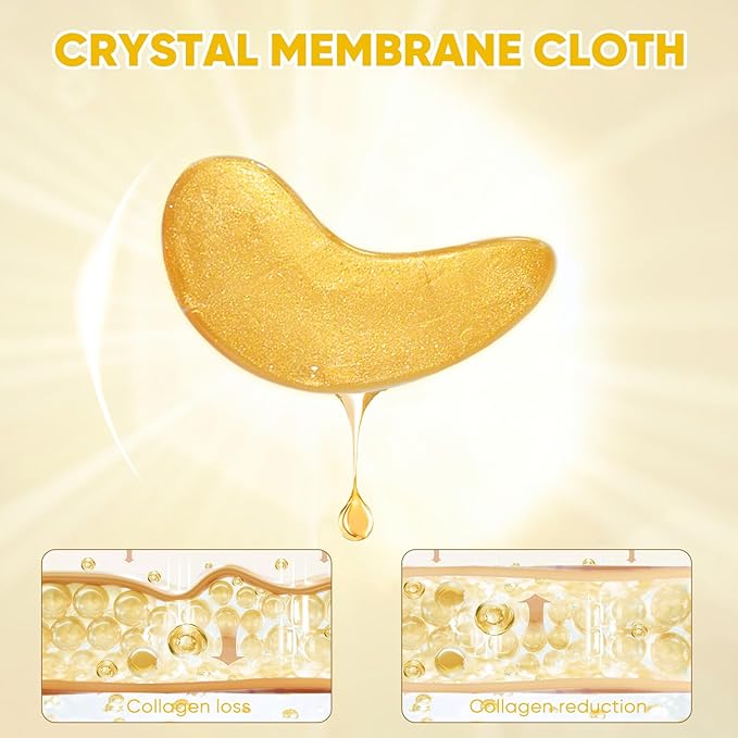 Gold under eye patches, 60