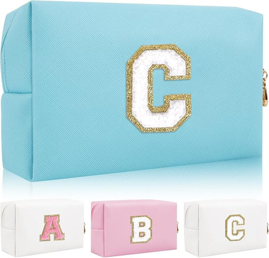 Personalized initial letter patch makeup