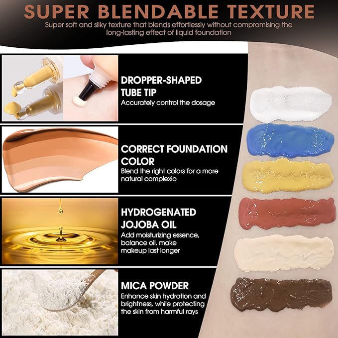 Light Cream Foundation Mixing Pigment for Adjusting Shade (Light Cream)