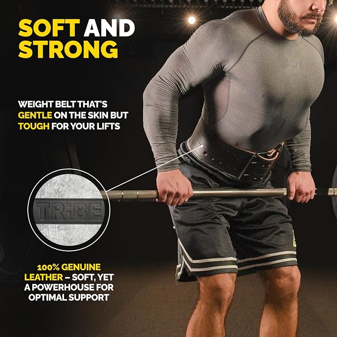 5mm Premium Weight Lifting Belt - 100% Genuine 28" - 34"))