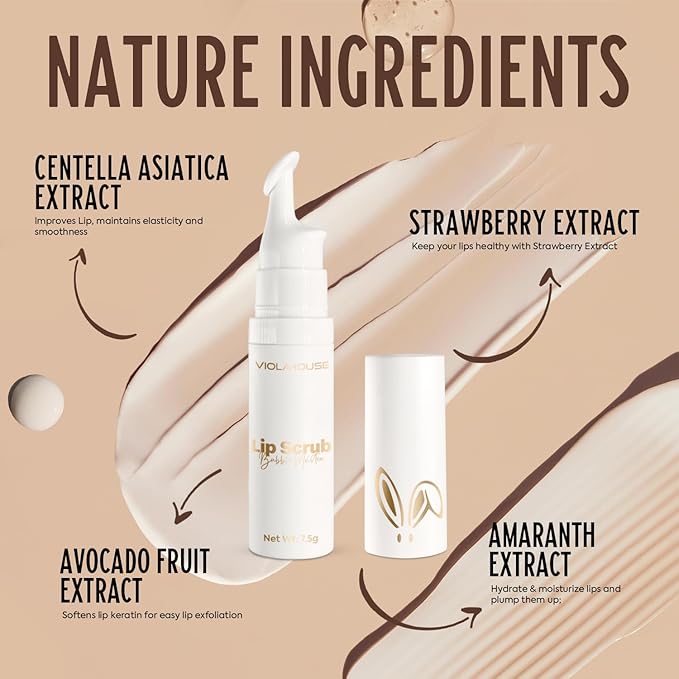 VIOLA HOUSE Lip Scrub, Bubble Lip