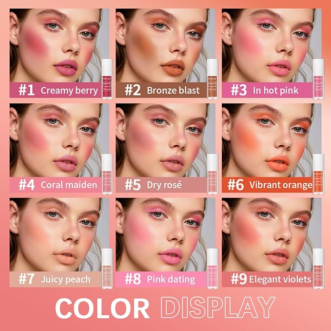 Liquid Blush for Cheeks Makeup Face Blush, Weightless