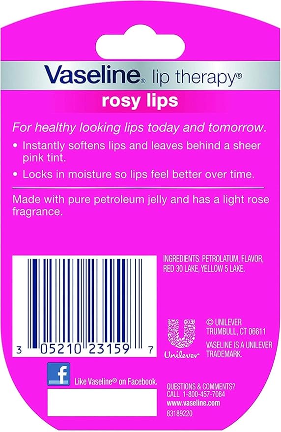 Vaseline Lip Therapy Rosy Lips Flavor