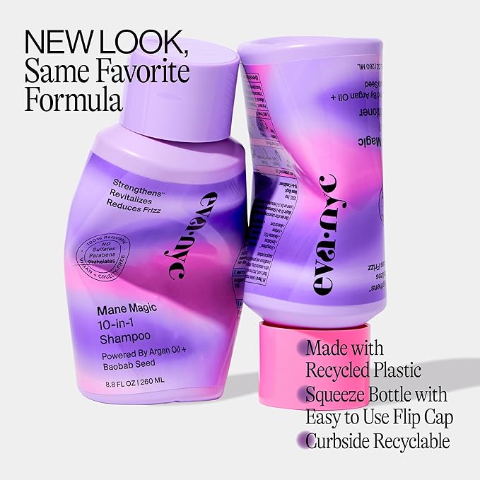 EVA·NYC Mane Magic 10-in-1 Shampoo OG 8.8 Fl Oz (Pack of 1)