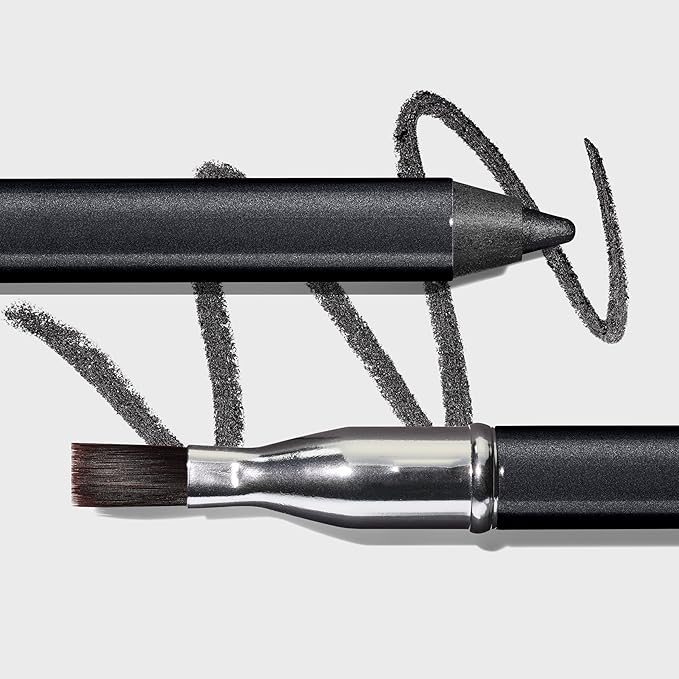 REVLON ColorStay Multiplayer Liquid-Glide Eye Pencil, Multi-Use Makeup With Blending Brush, Blends Then Sets, Creamy Texture, Waterproof, Smudge-proof, Longwearing, 401 Checkmate, 0.03 Oz