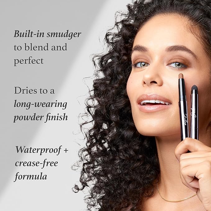 Julep Eyeshadow 101 Cream-to-Powder Waterproof Shadow Stick – Clay Matte – Long-Lasting, Crease-Proof, Natural Matte Eyeshadow with Built-in Smudger