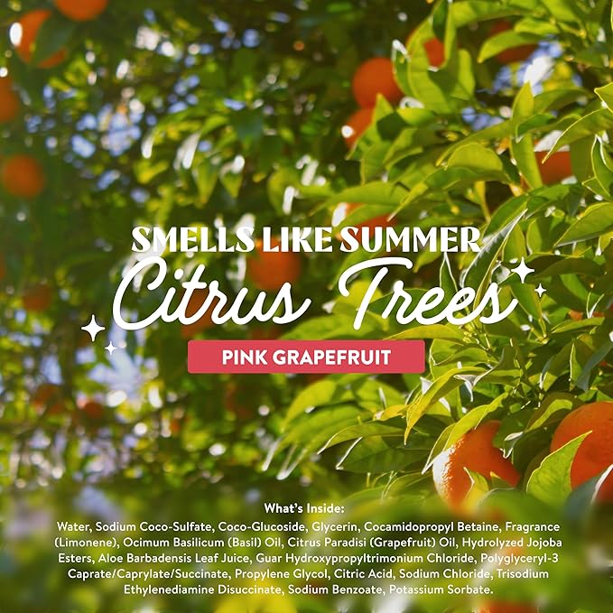 Cleancult Liquid Hand Soap Refill - Pink Grapefruit- Moisturizes Dry & Sensitive Skin - Made with Aloe Vera & Essential Oils - Eco Friendly - Paper-Based Packaging - 32 oz/1 Pack