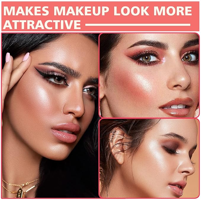 3PCS Polvo De Hadas Highlighter Glitter Stick Body