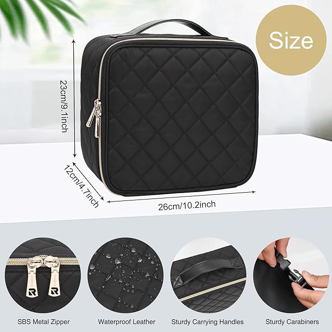 Relavel travel makeup bag with