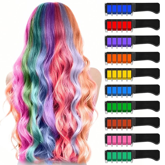10 Color New Hair Chalk