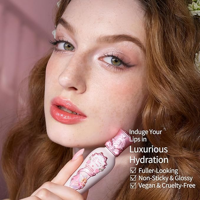 Flower Knows Midsummer Fairytales Lip Gloss G03 Firefly + Violet Strawberry Rococo Glitter Lip Gloss G02 Rasberry Booze