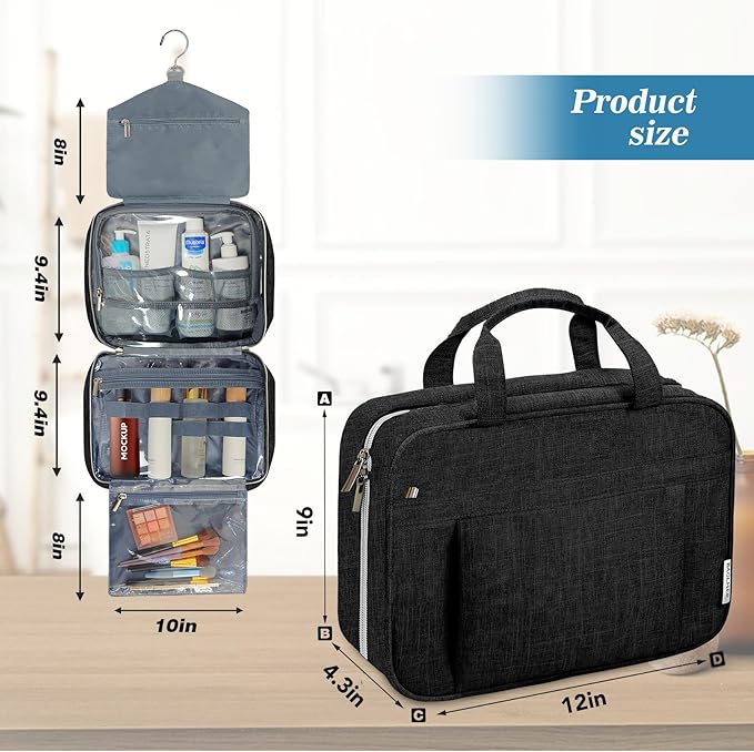 Baglher travel toiletry bag for