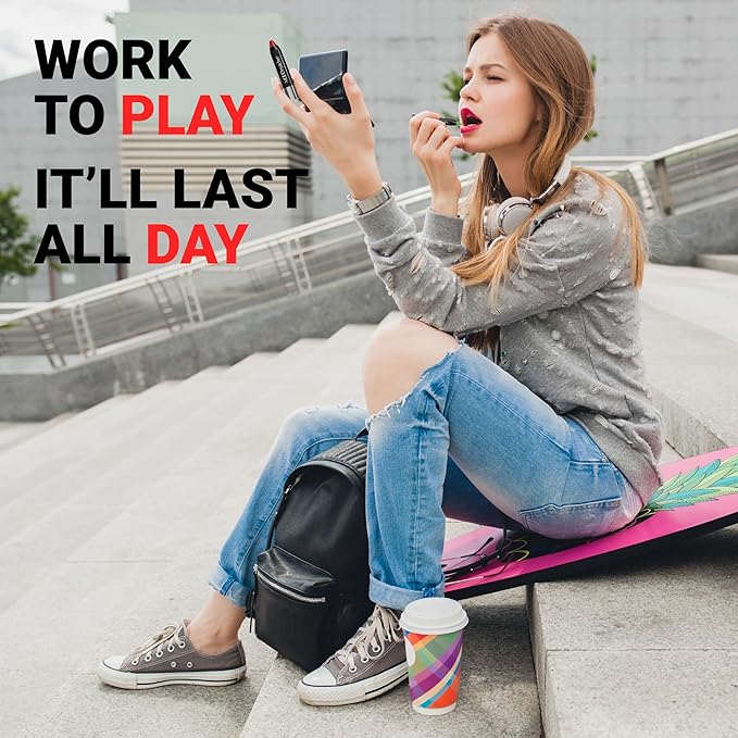 MOODmatcher original Color Changing Lipstick – 12 Hours Long-Lasting, Moisturizing, Smudge-Proof, Easy to Apply Creamy Lipstick, Glamorous Personalized Color, Premium Quality – Made in USA