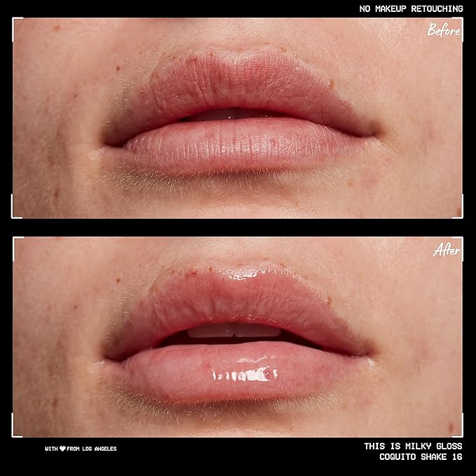 NYX PROFESSIONAL MAKEUP This Is Milky Gloss, Lip Gloss with 12 Hour Hydration, Vegan - Coquito Shake (Milky Clear)