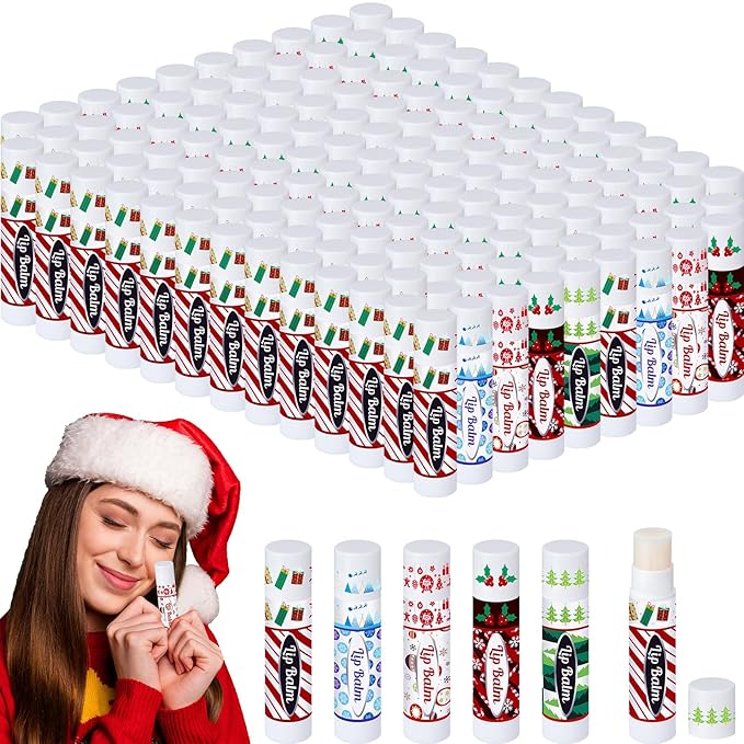 Christmas Lip Balm Bulk Cute Xmas Moisturizing