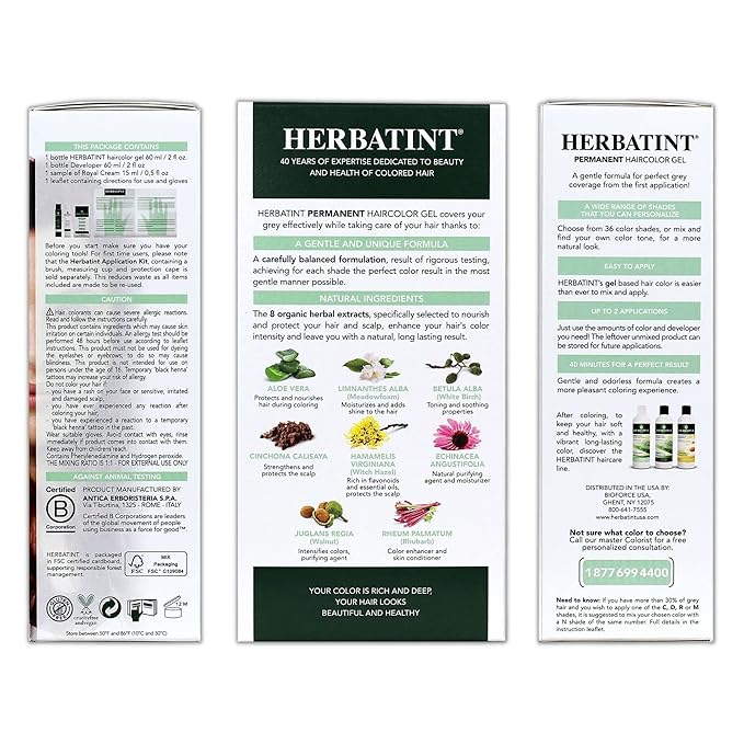 Herbatint Permanent Haircolor Gel, FF2