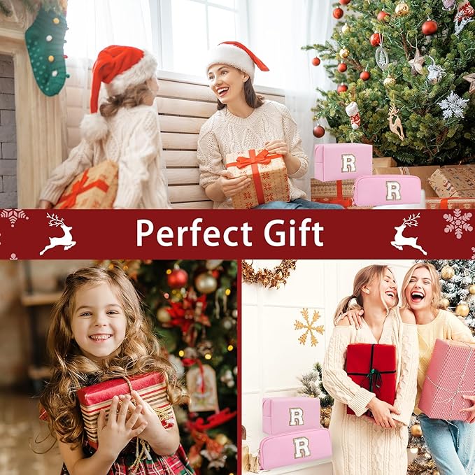 2pack personalized initial letter makeup