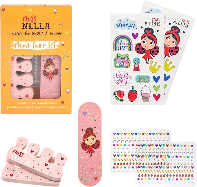 MISS NELLA Kids Makeup & Nail Polish Set