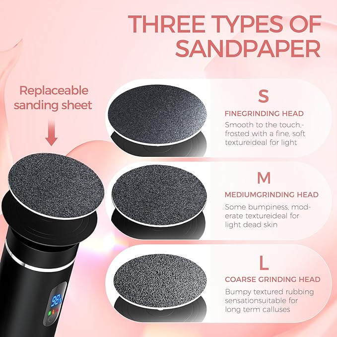 Ranrose electric callus remover for