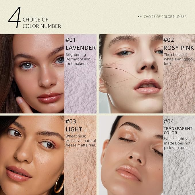 Loose Setting Powder Translucent, Face Matte Finishing Powder