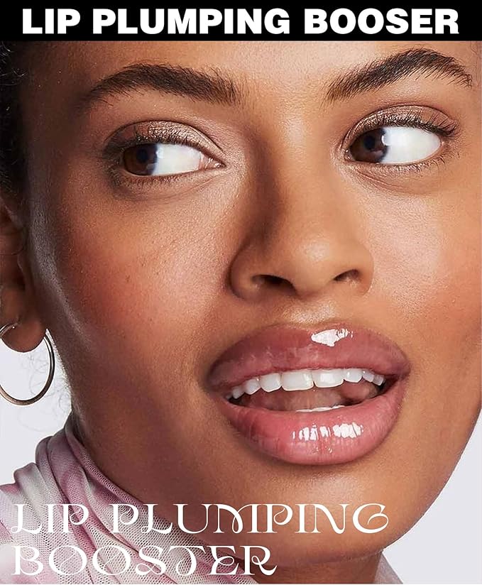 Plumping Lip Oil with Fresh Ginger Extract - Instant Fuller Lips, Ultra-Hydrating & Nourishing Glossy Lip Glow Oil, Lip Plumping Booster for Smooth, Defined Lips (#06 SPICED WINE, 1)