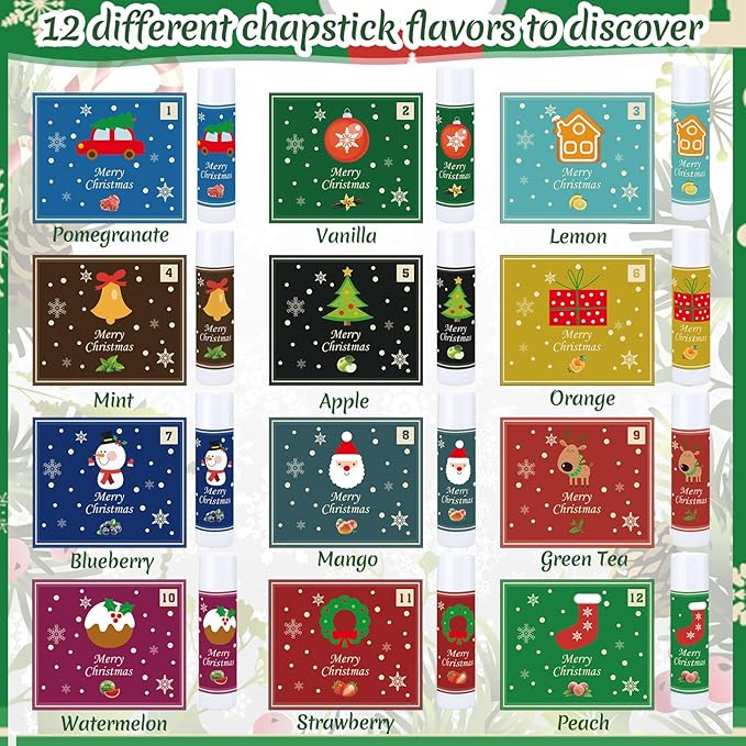 48 Pcs Christmas 12 Days Holiday