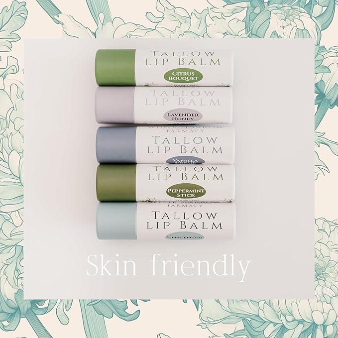 Organic Tallow Lip Balm (Vanilla Crème)