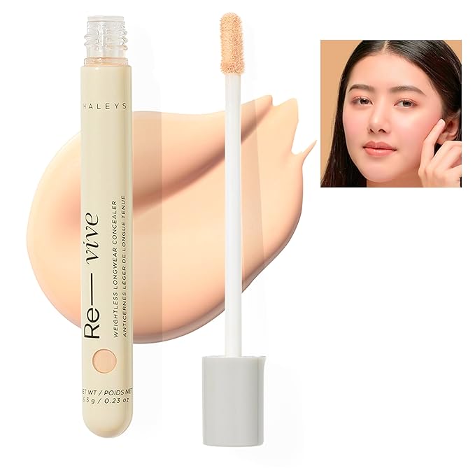 HALEYS Weightless Longwear Concealer (Fair/Light - Neutral), Re-vive,