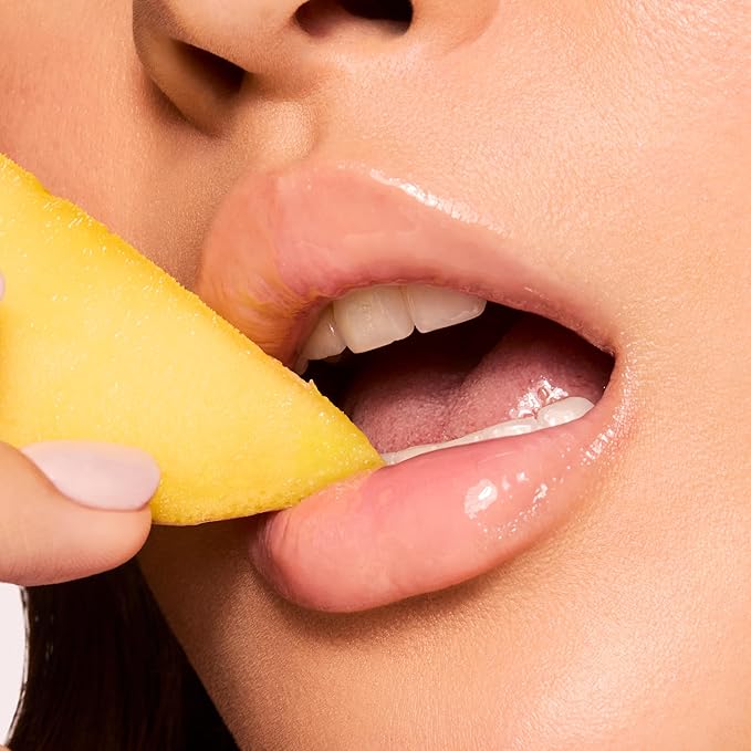 ColourPop Fresh Kiss Glossy Lip Balm - Hydrating Lip Care Enriched with Peptides, Hyaluronic Acid, Shea Butter & Vitamin E for an Ultra-Cushiony Formula - Mango Sorbet (2 Count)