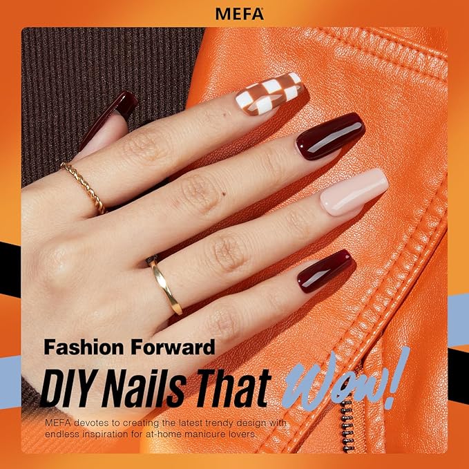 Mefa fall gel nail polish