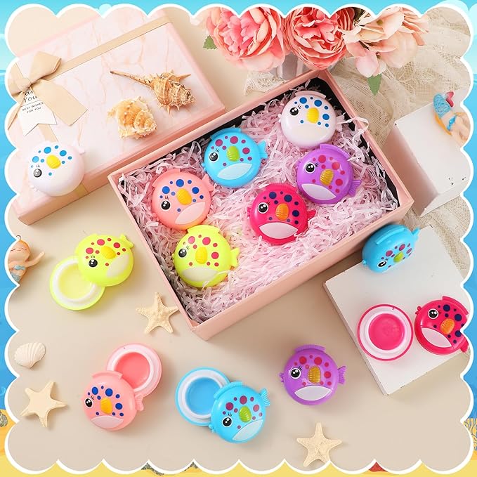 30 Pcs Fish Shape Lip Balm