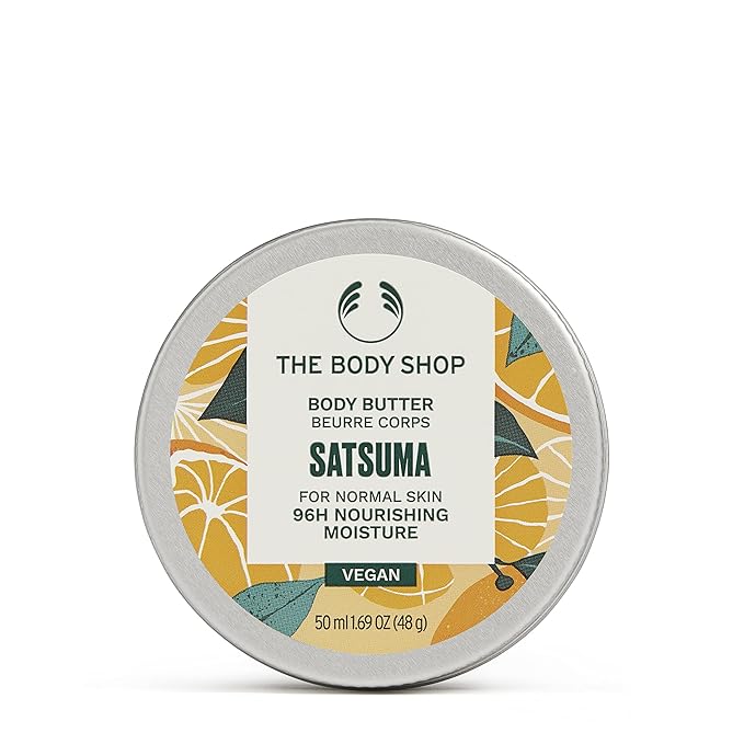 The Body Shop Satsuma Body Butter – Nourishing & Moisturizing Skincare for Normal Skin – Vegan – 1.69 oz