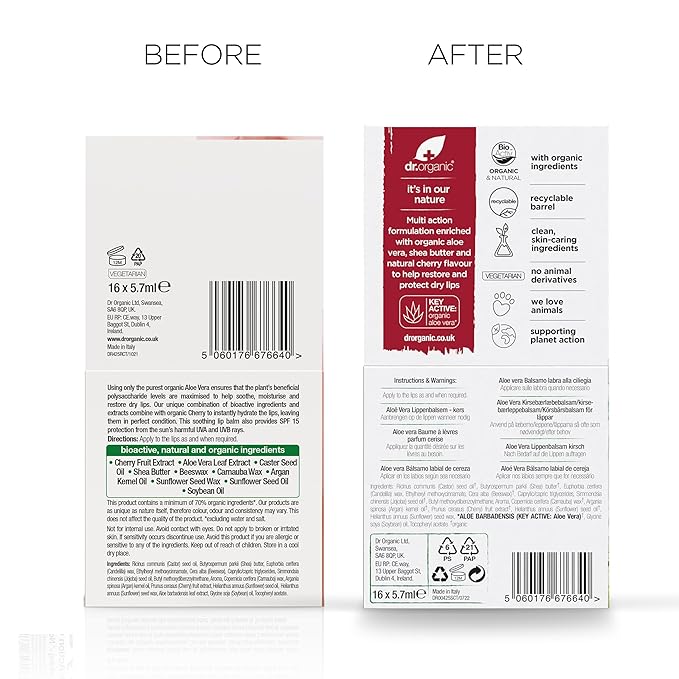 Organic Docotr Aloe Vera Cherry Lip