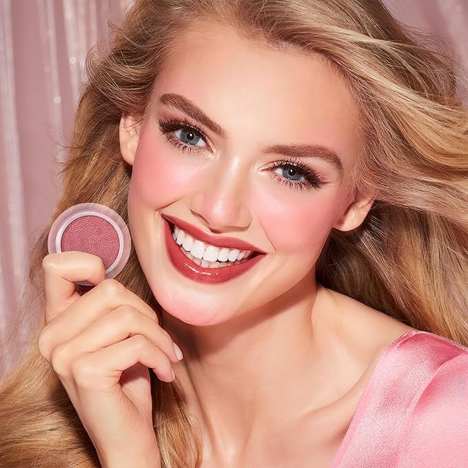 Boobeen Cream Blush for Cheeks, Matte Liquid Cream Natural Glowing