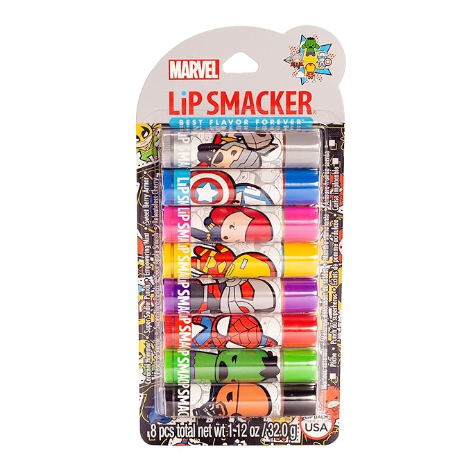 Lip Smacker Marvel Avenger Flavored Lip Balm Party Lip