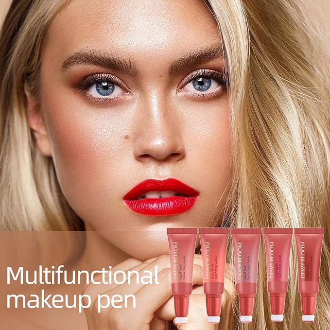 Blush Beauty Wand,Matte Face Blush Contour Wand with