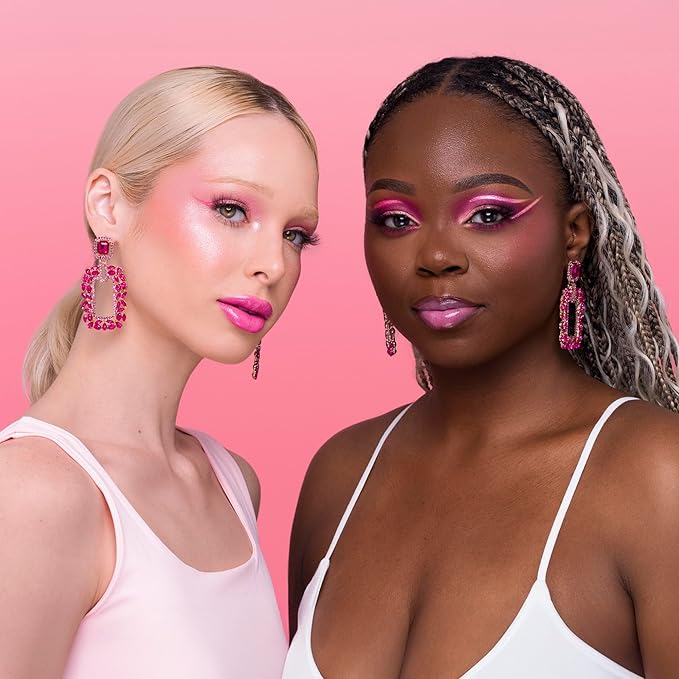 Juvia's Place Smoothie Lip Gloss Pink Drink - Hydrating Cream Lipgloss with Pink & Mauve Tones - Non Sticky Plumping Glosses - High Shine Lipgloss for Women - Lip Plumper with Cocoa Butter & Chia Oil